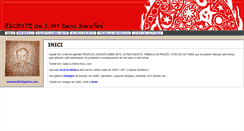 Desktop Screenshot of escrits.jmsans.com