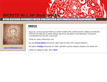 Tablet Screenshot of escrits.jmsans.com